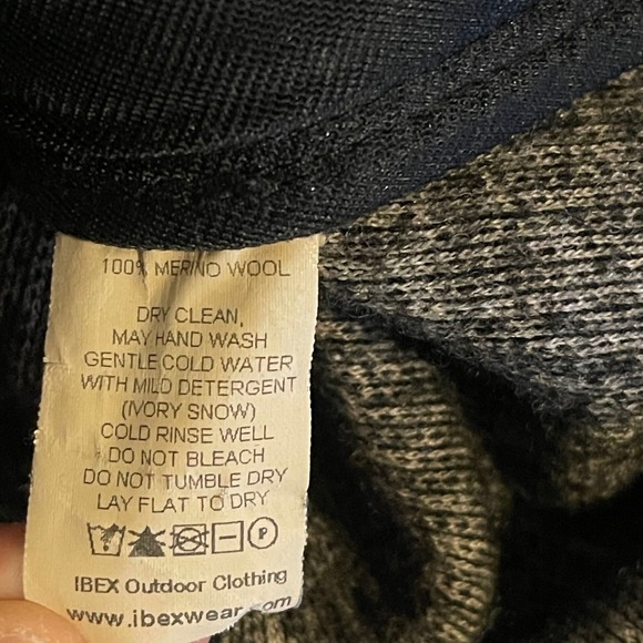 Ibex Womens Small 100% Merino Wool Full Zip Jacket Charcoal Grey New Wool Order - Picture 4 of 10